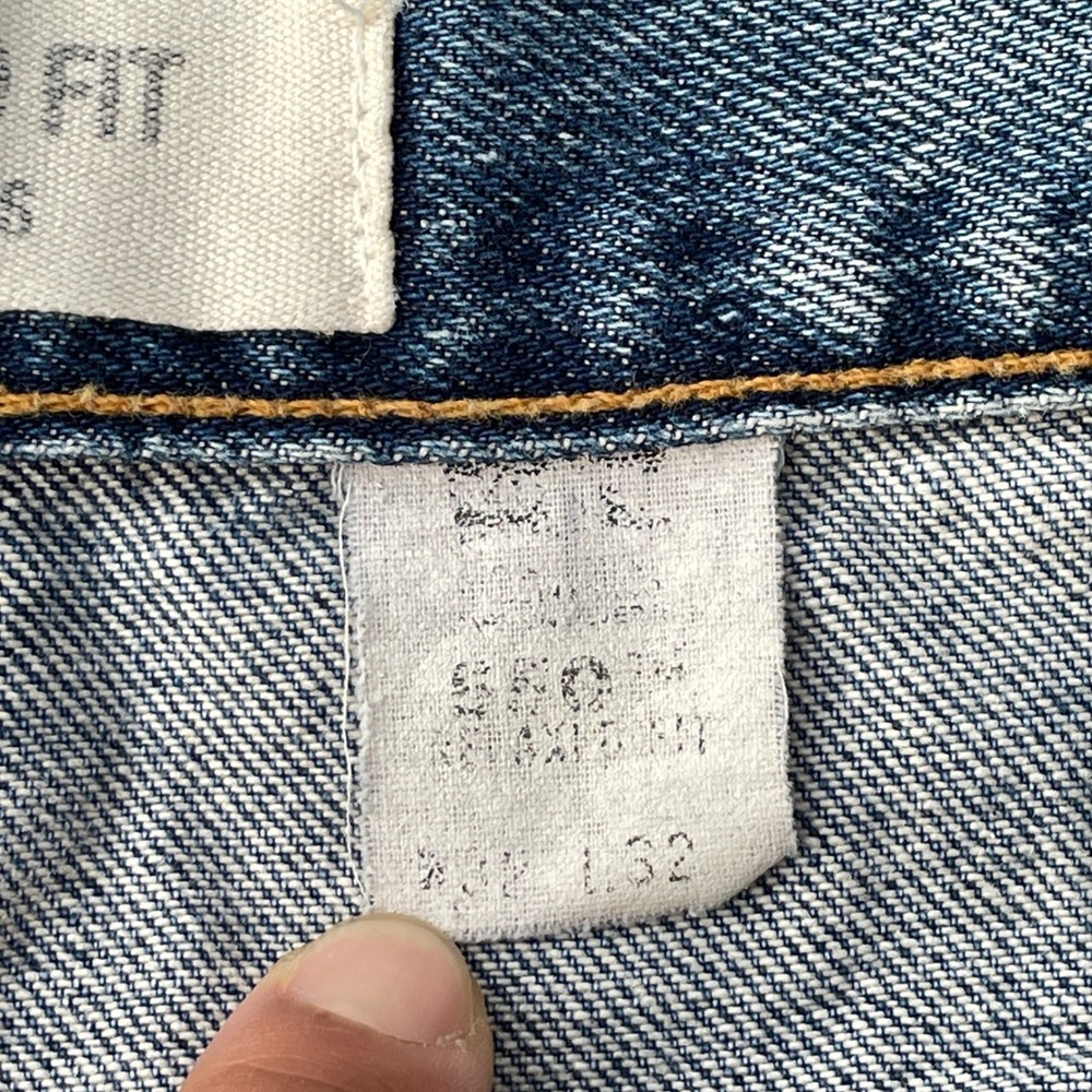 Levi's 550 Relaxed Fit Jeans Mens 32x32 Blue Casual Denim Tapered Leg Vintage - Picture 3 of 9